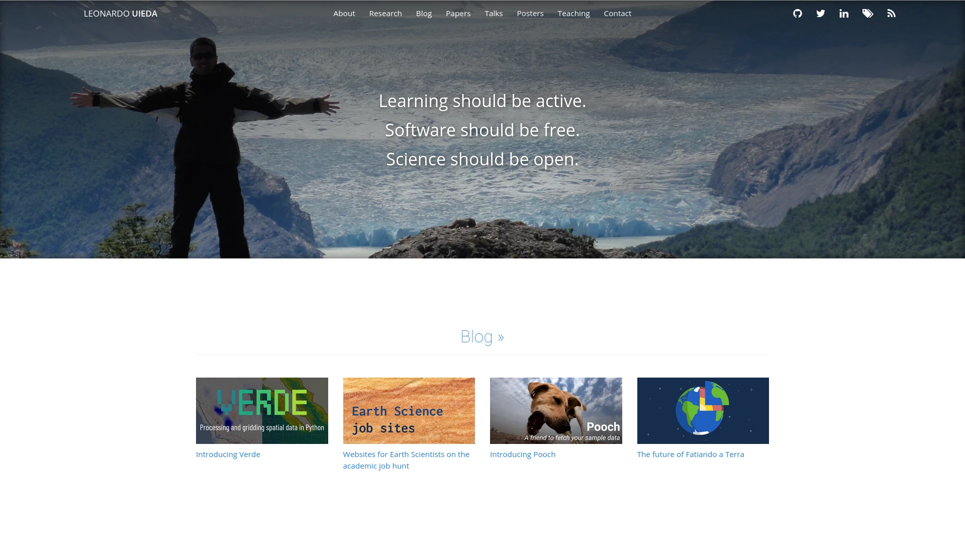 Screenshot of a website from the year 2018