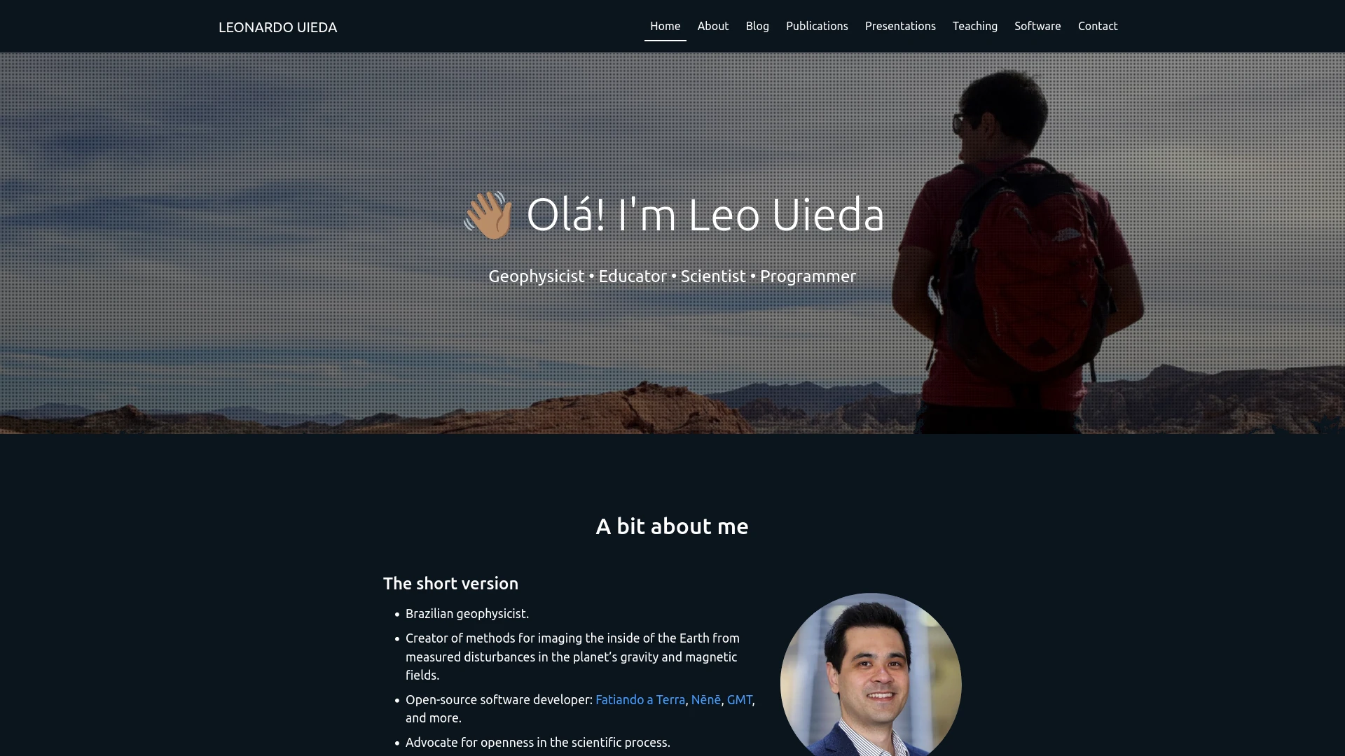 Screenshot of a website from the year 2022